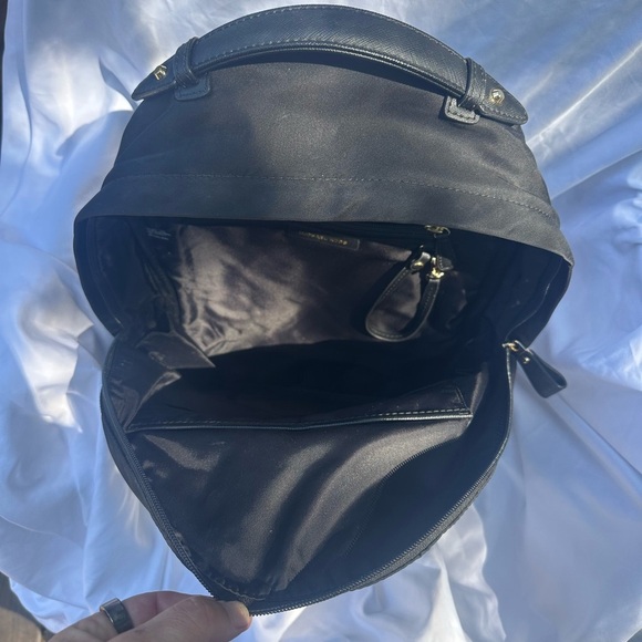 Michael Kors Kelsey Nylon Large Back Pack Bag- Black - Picture 8 of 11